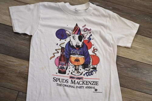 トップス 80s BUD LIGHT SPUDS MACKENZIE SWEAT $_3.JPG