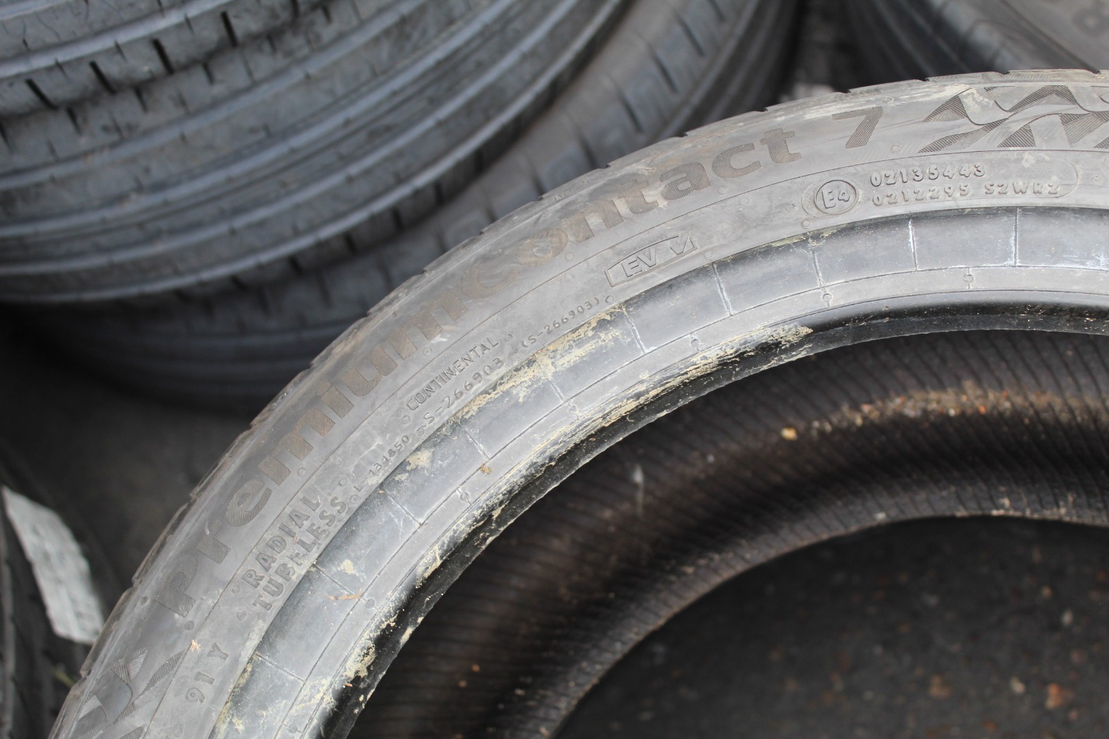 New 225 45 17 Continental, PC 7, EV, 91Y, x1 Single Tyre (F1_tyres) L3676