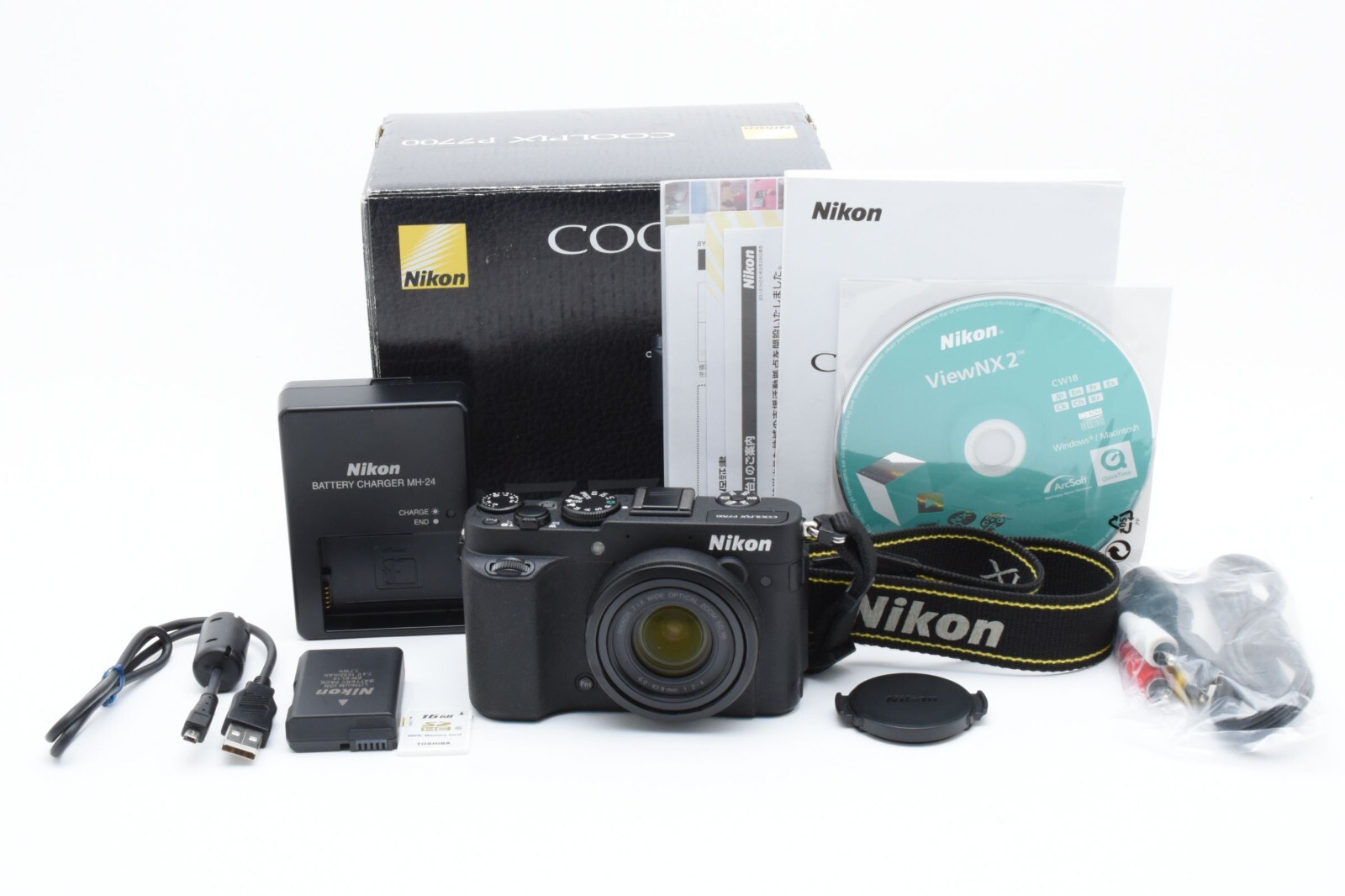 TOP MINT] Nikon COOLPIX P7700 Black Compact Digital Camera