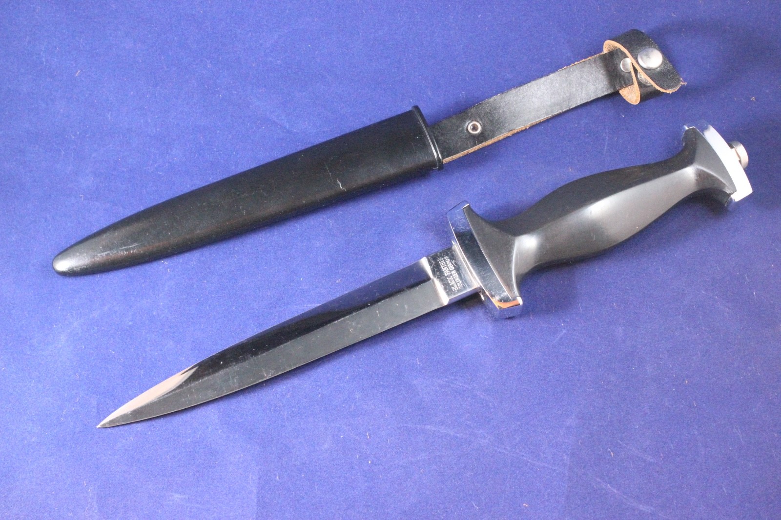Vintage Knife Solingen Germany Dagger Black Panther Boot Knife 11