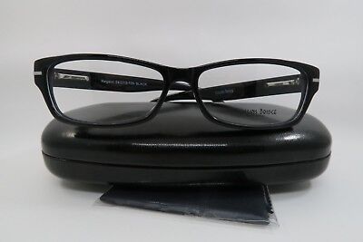 New Designer Inspired Collins Bridge Regent Black Authentic Eyeglasses 54mm Case