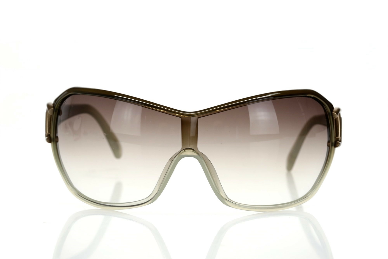 Tod's TO22 Women's Brown Shield Oversized Sunglasses 139665