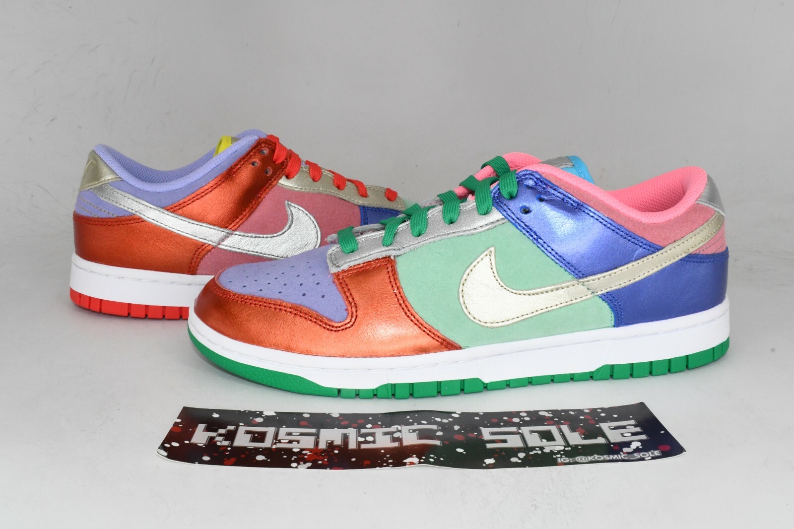 women dunk low sunset pulse