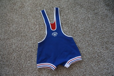 vintage low cut wrestling singlet