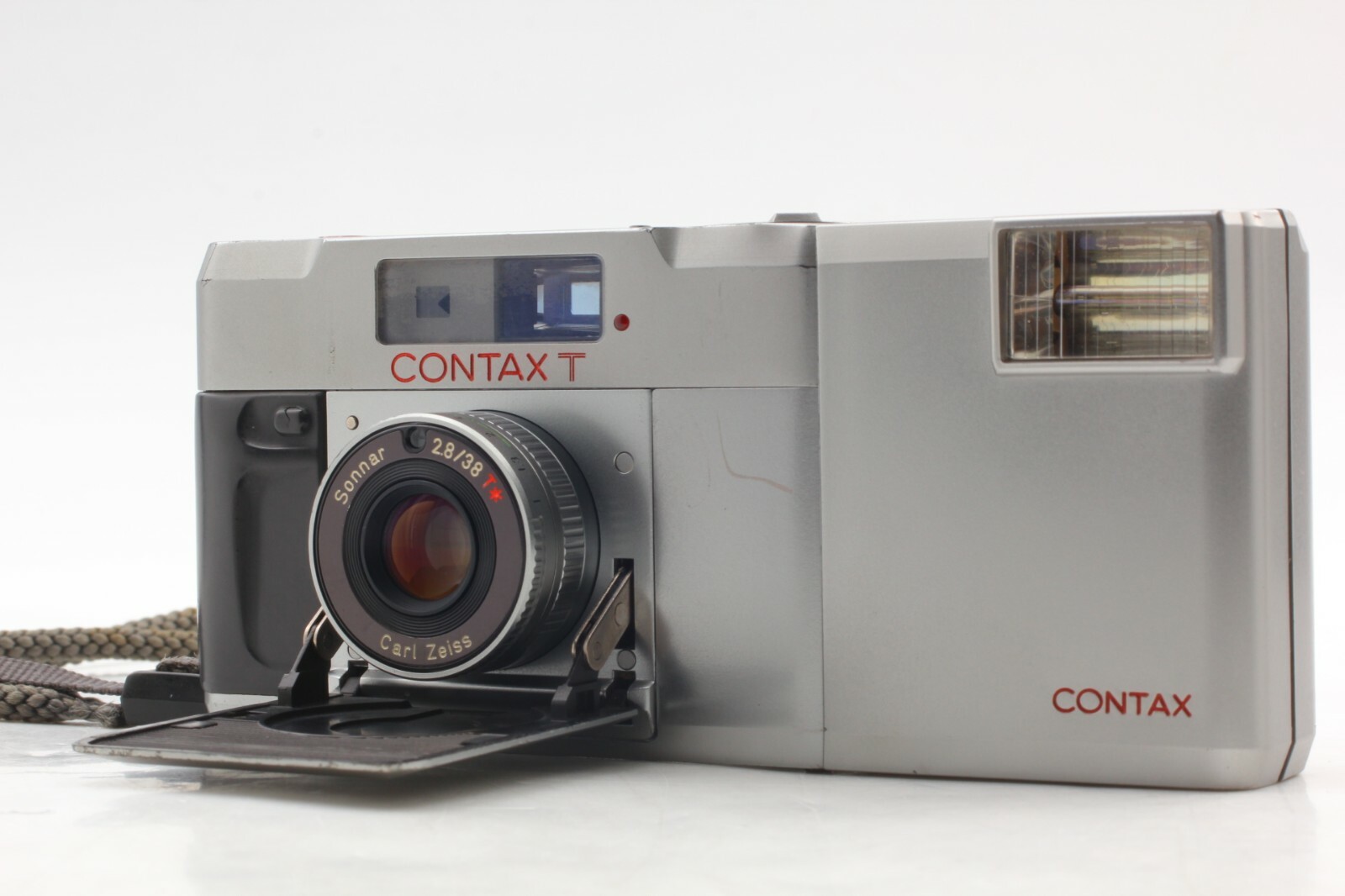 Rare! For Parts】Contax T w/ Sonnar 38mm f/2.8 Lens Film