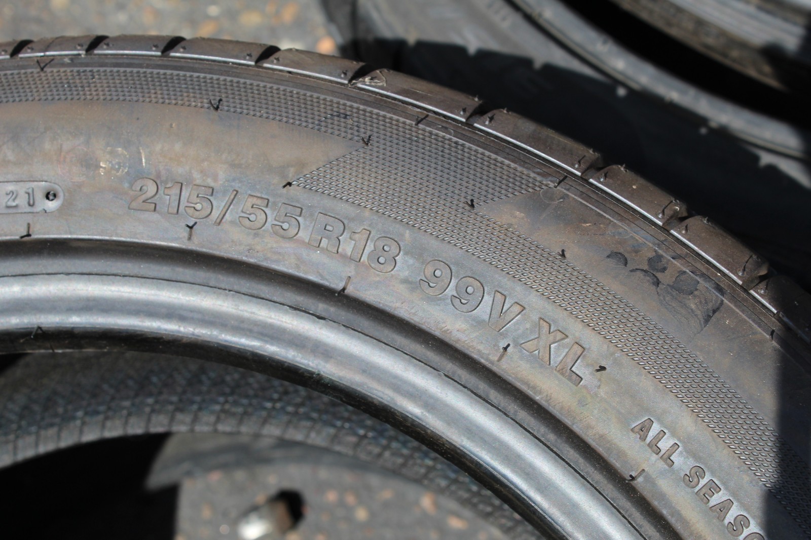 New 215 55 18 Accelera, All Season, XL, 91V, x1 Single Tyre (F1_tyres) L3588