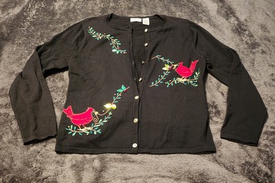 Classic Elements Cardigan Sweater Size M