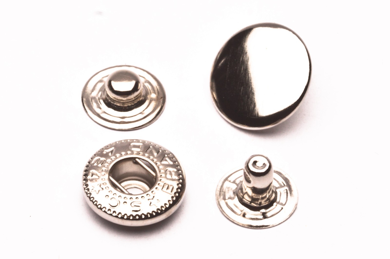 Metal Spring Snaps CHOOSE COLORS , QUANTITIES & SIZE, ALL METAL EASY TO