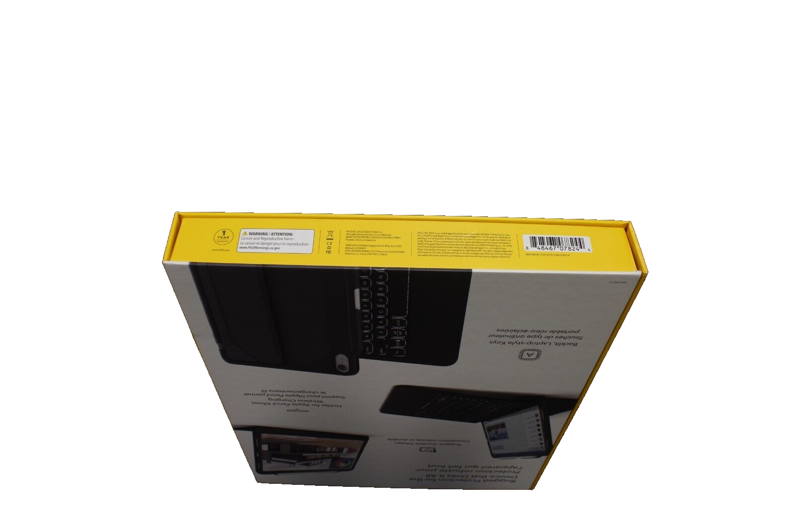 NEW ZAGG - Rugged Book Go Keyboard Folio Case for Apple iPad Pro 11-inch - Black