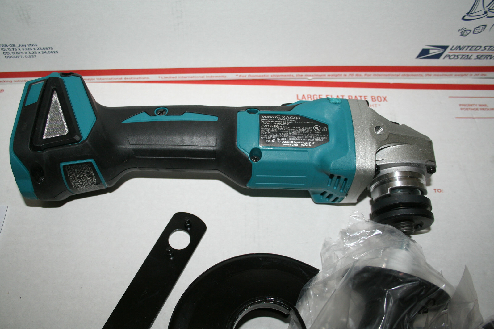 Makita XAG03Z (A Grade) 18V Li-Ion Brushless 4-1/2