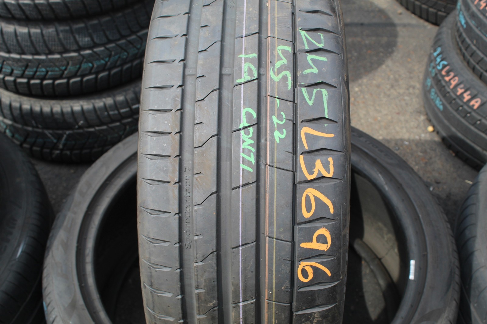 New 245 45 19 Continental, SC 7, XL, 102Y x1 Single Tyre (F1_tyres) L3696