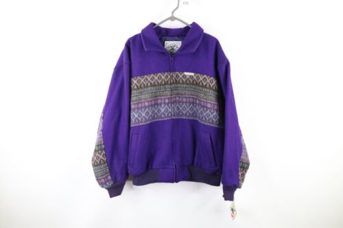 Deadstock Vintage 90s Streetwear Mens XL Southwestern Wool