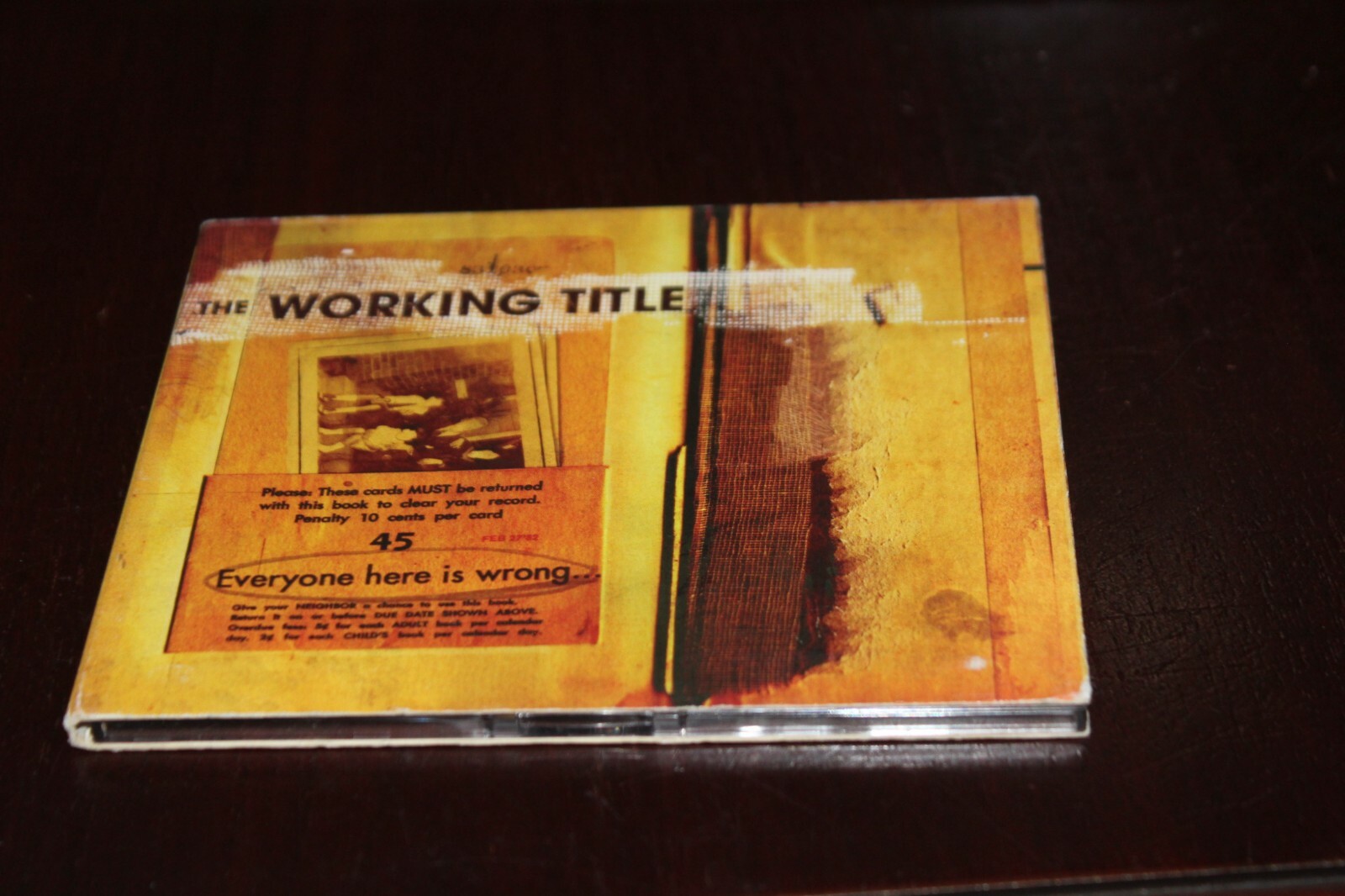 Working Title Everyone hear is wrong【CD】 Working Title Everyone Here Is Wrong CD Redemption Records