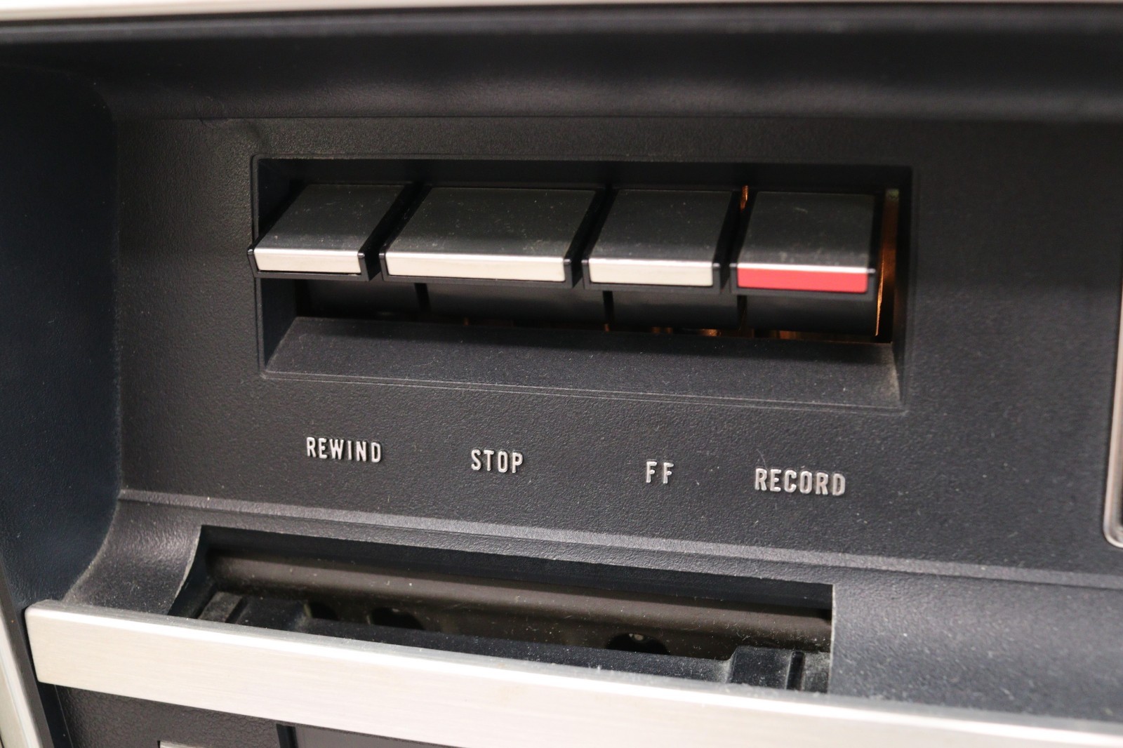 Vintage Panasonic FM/AM Bookshelf Stereo Cassette W/ Speakers RS-280S Wood Grain