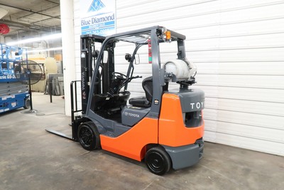 2013' Toyota 8FGCU25, 5,000# Cushion Tire Forklift, 189