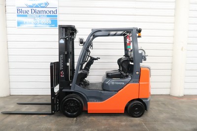 2013' Toyota 8FGCU25, 5,000# Cushion Tire Forklift, 189