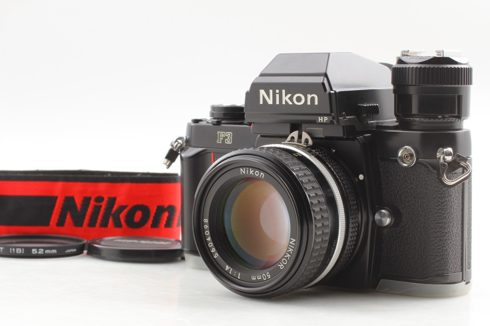 N MINT w/strap】 Nikon F3 HP 35mm SLR Film Camera Ai-s 50mm