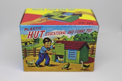 Plastic Hut Farm Educational and Fun Toy* 35 pcs * Build a Mini Hut~ Cute!