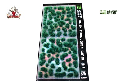 Gamers Grass Alien Turquoise 6mm Wild Tufts