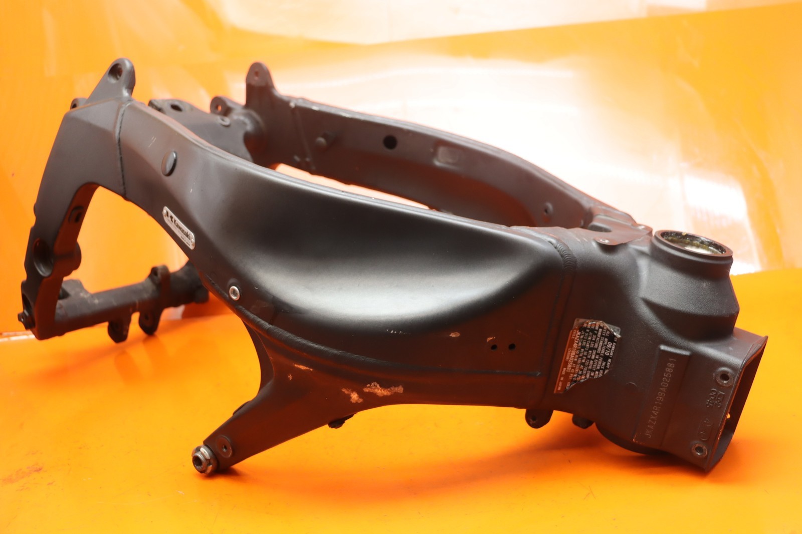 2009-2012 KAWASAKI NINJA ZX6R OEM STRAIGHT FRAME CHASSIS C | eBay