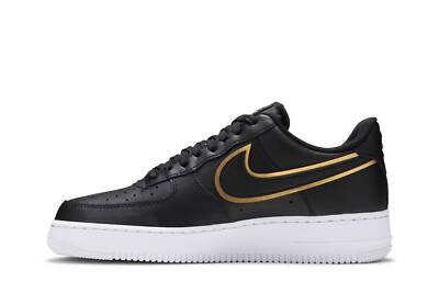 NIKE NIKE AIR FORCE 1 '07 LV8 'METALLIC SWOOSH PACK - BLACK' DA8481-001
