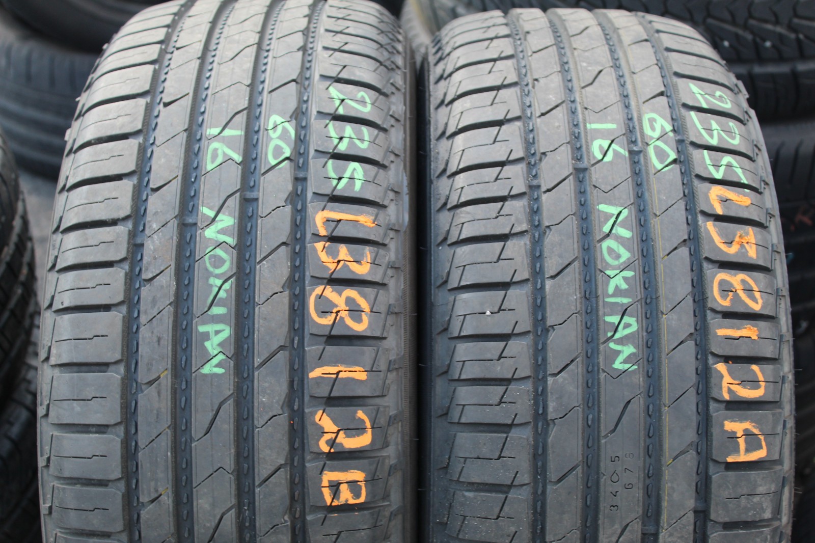 235 60 16 Nokian, Line SUV, 100H, x2 A Pair 8.0mm (F1_tyres) L3812