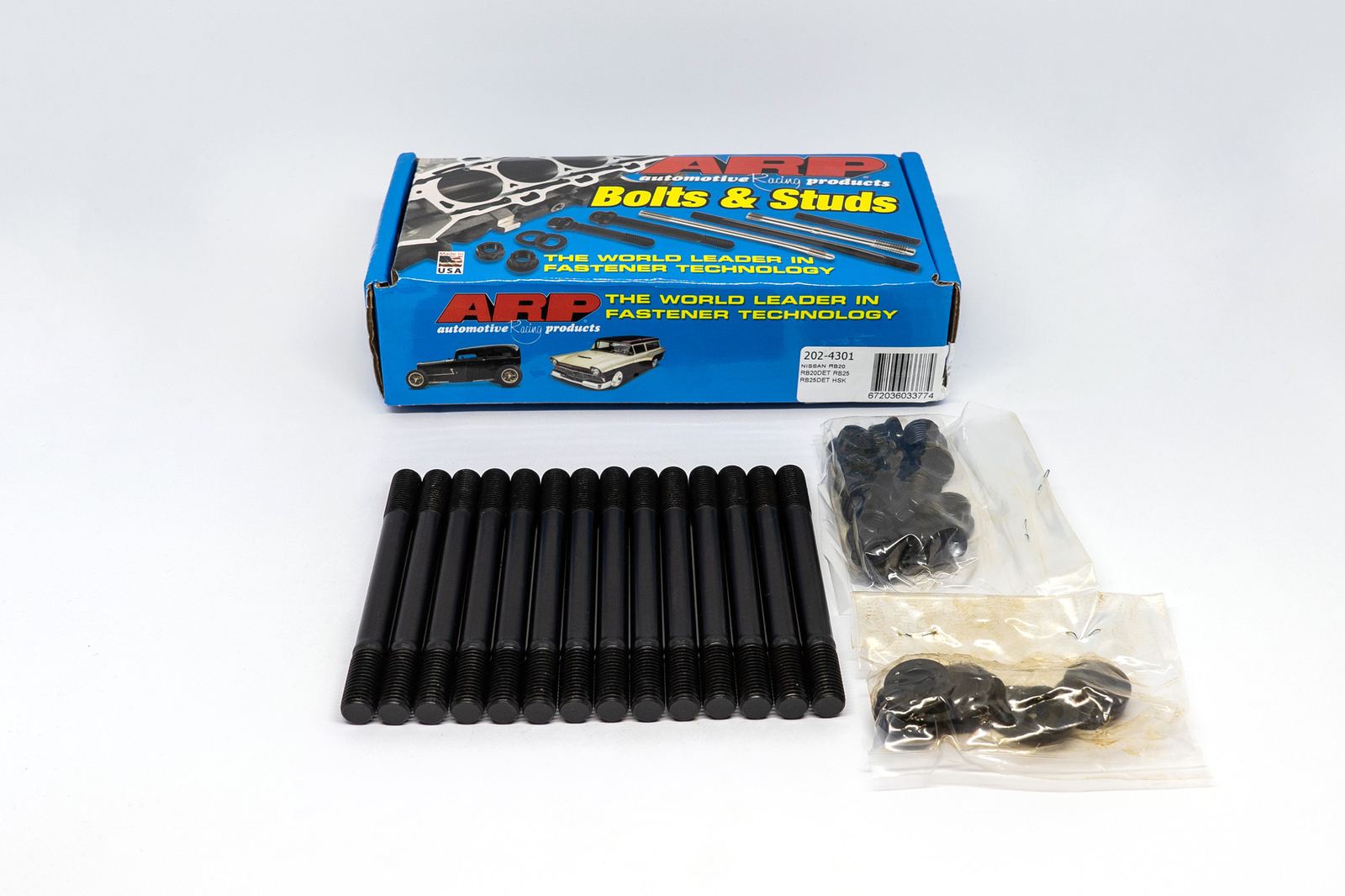 ARP Zylinderkopf Stehbolzen Head Studs für Nissan RB20 RB20DET RB25 RB25DET