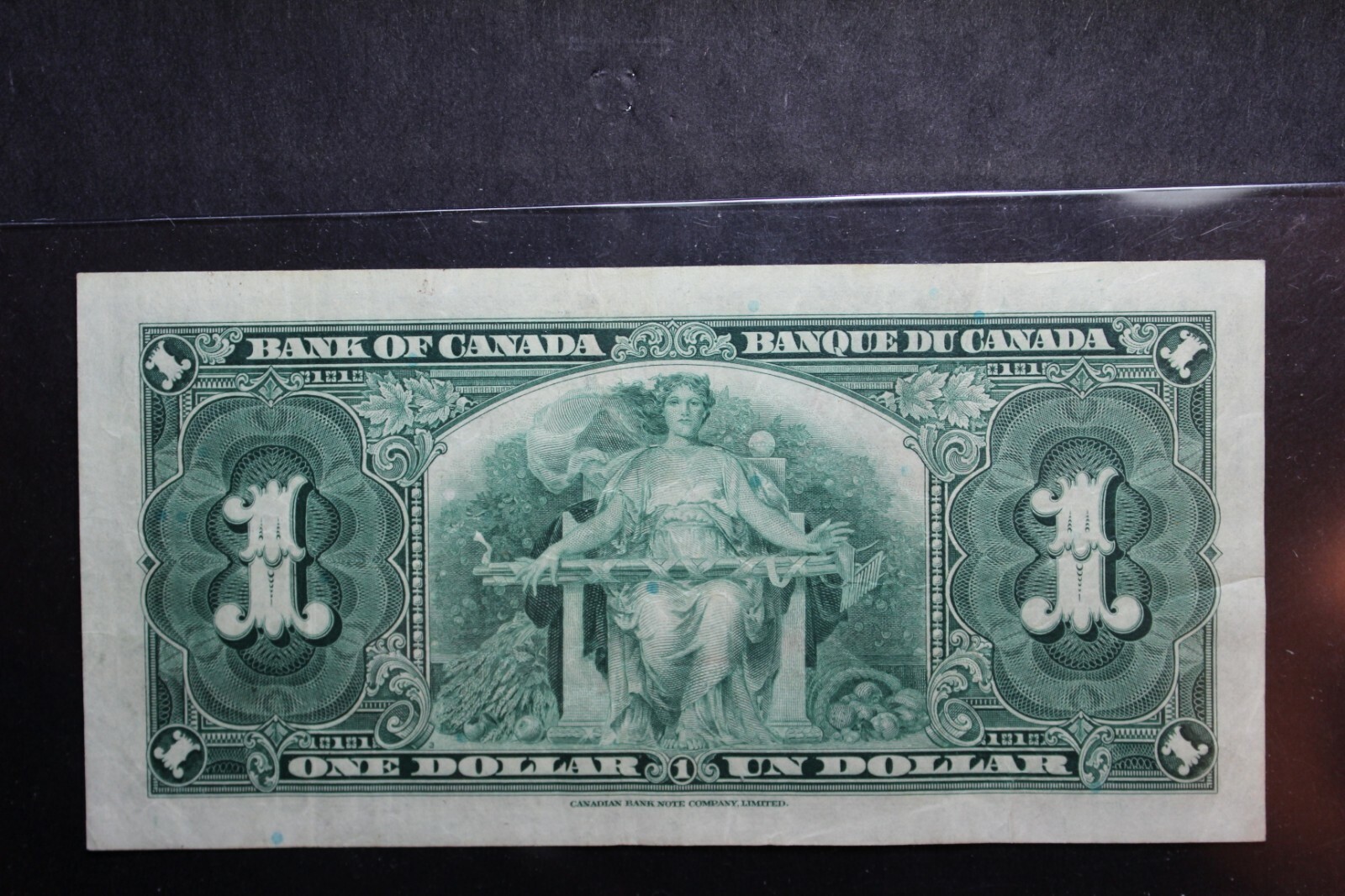 1937 BANK OF CANADA $ 1 ONE DOLLAR GORDON TOWERS NARROW PANEL H/A  BC-21b