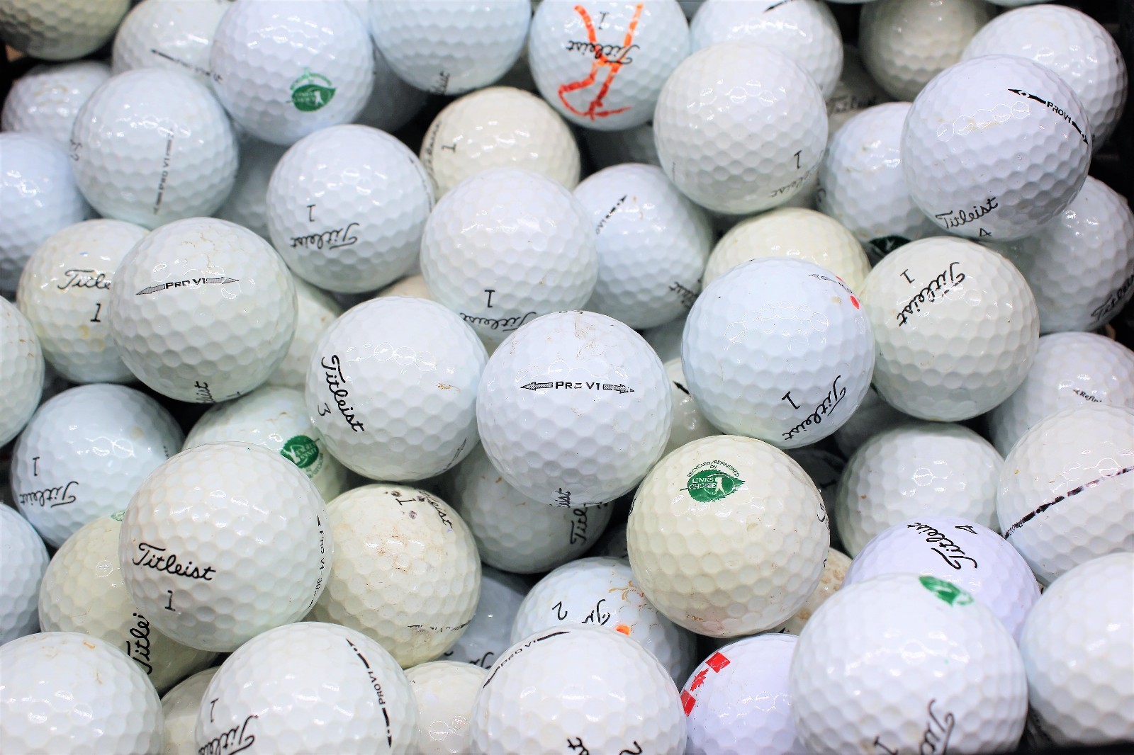 Titleist - ジェニー 24 Titleist Pro V1 Used Refinished Golf Balls - FREE