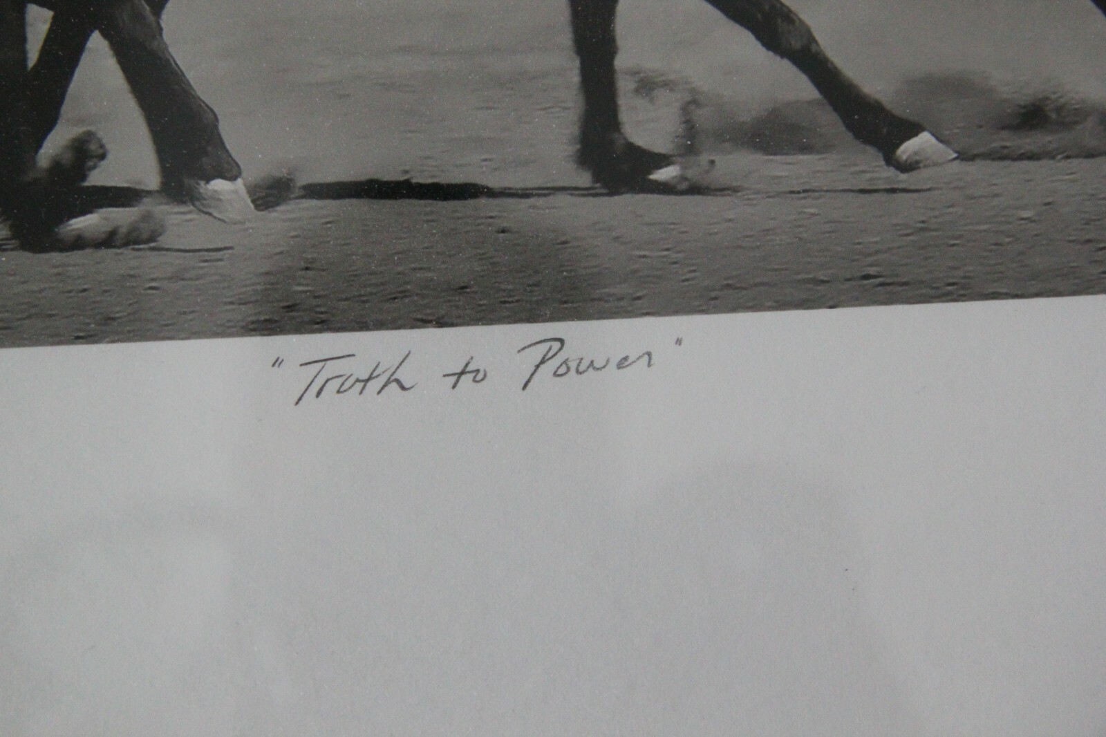 Kat Livengood Numbered 26/50 signed Horse photography 14x20 Framed Very nice