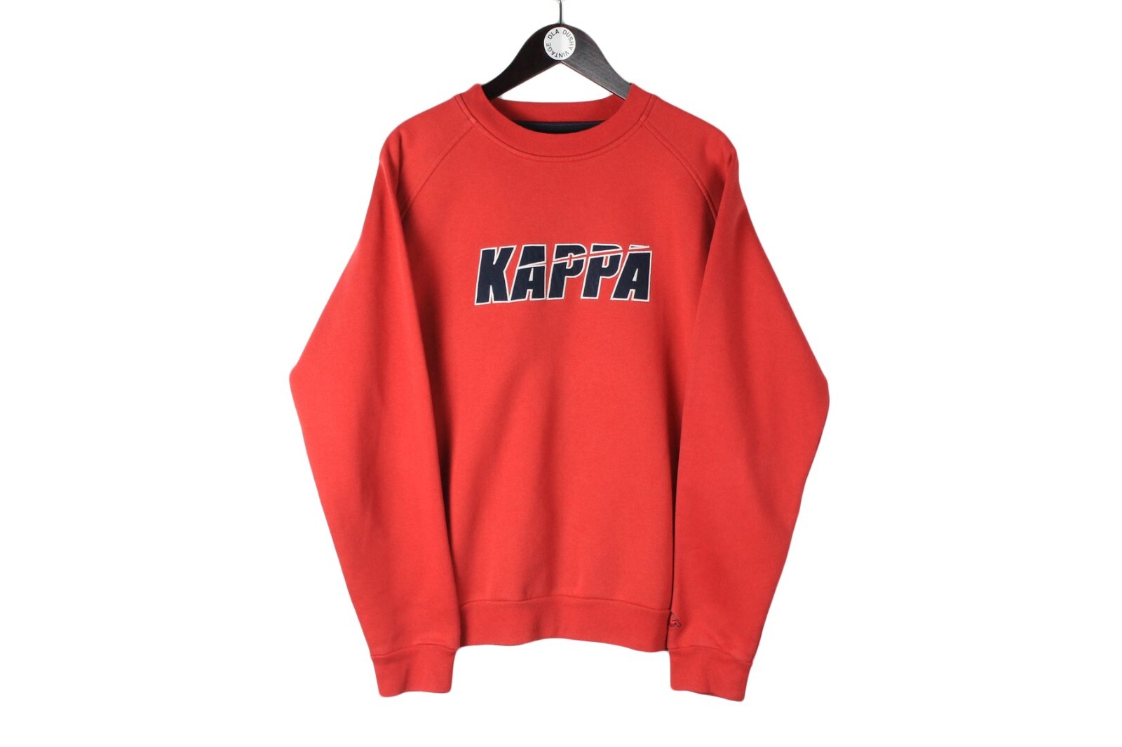 VINTAGE KAPPA SWEATSHIRT SIZE L red big logo 90s retro sport