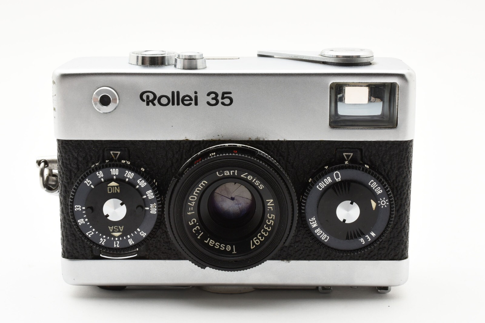 ■ 美品 ■ ローライ Rollei 35 Tessar 40mm F3.5 Rollei 35 Chrome 35mm Camera w/ 40mm f3.5 Tessar Lens -Good