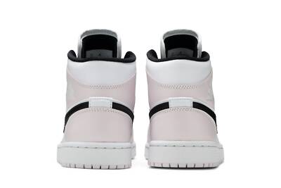 Pre-owned Jordan Air  Wmns Air  1 Mid 'barely Rose' Bq6472-500 In Black