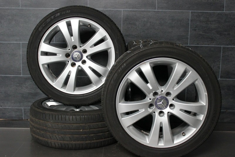 Original Mercedes C-Klasse W204 Alufelgen Michelin Sommerreifen 225 45 R17 91w