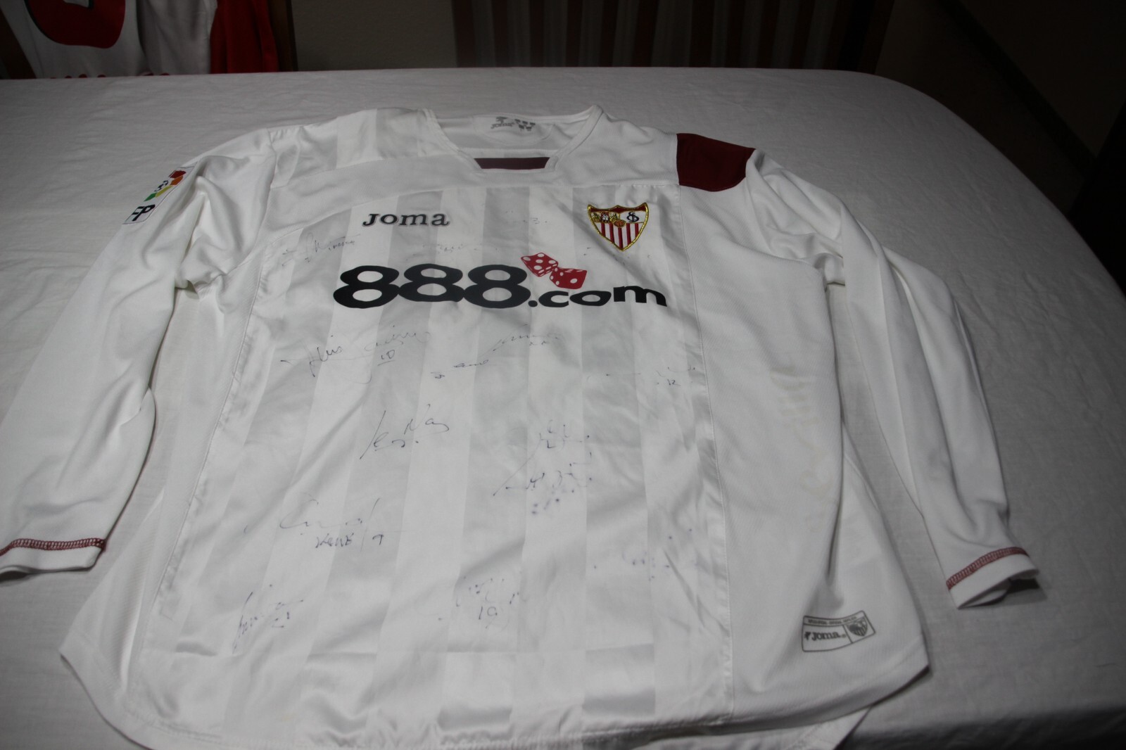 Official Sevilla FC League Jersey Brand Joma Size XL 888.com