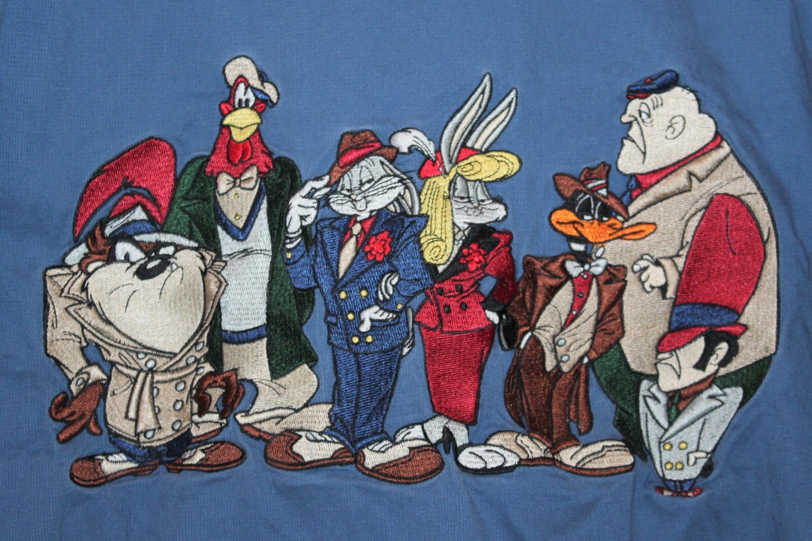 希少Vintage1994年　LooneyTunes AcmeClothsing Vintage Acme Clothing Looney Tunes Men's Medium Button Up