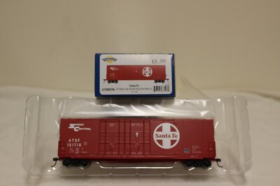 Athearn HO 50' Hi-Cube Double Plug Door Box Car Santa Fe ATSF 151718 ATH88196