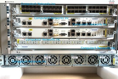 Cisco ASR-9904-AC 2X A9K-RSP880-LT-TR A99-8X100GE-TR 880 Gbps 20x 10GE 20x 1GE