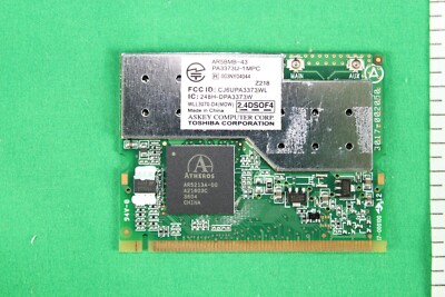 NEW ATHEROS LAPTOP MODEM AR5BMB-43 PA3373U-1MPC TOSHIBA CORP. ASKEY COMPUTER