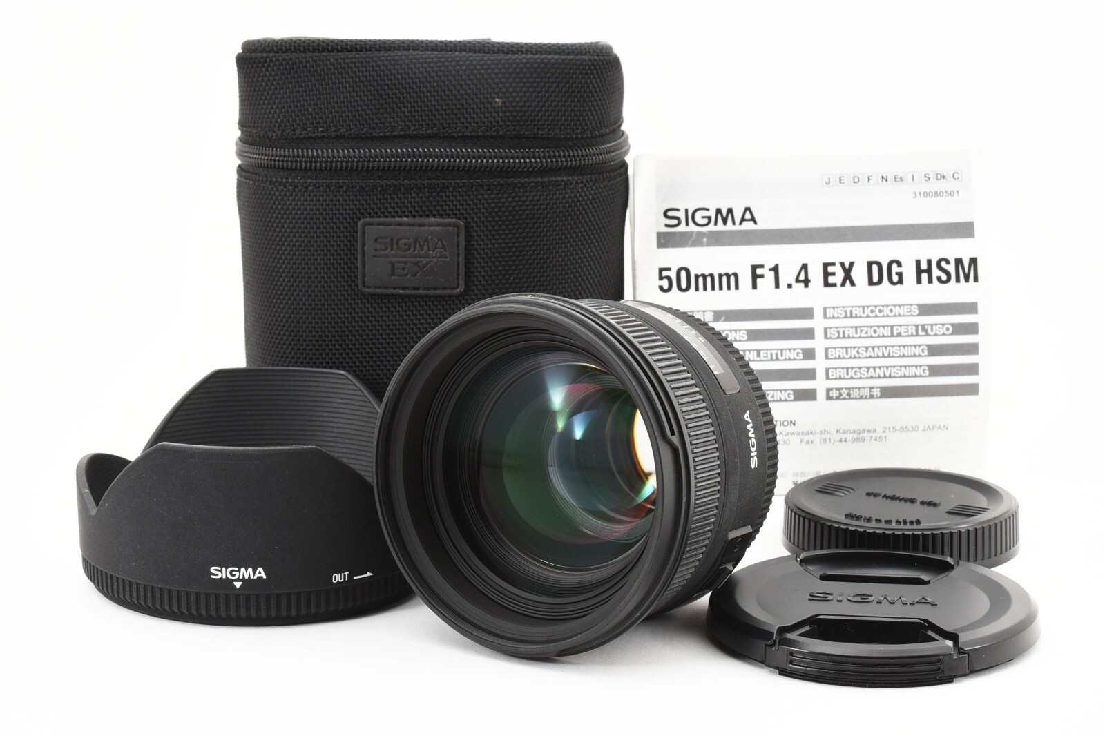 Sigma 50mm f/1.4 EX DG HSM Standard Lens for Canon EF From Sigma 50mm f/1.4 EX DG HSM Standard Lens for Canon EF From