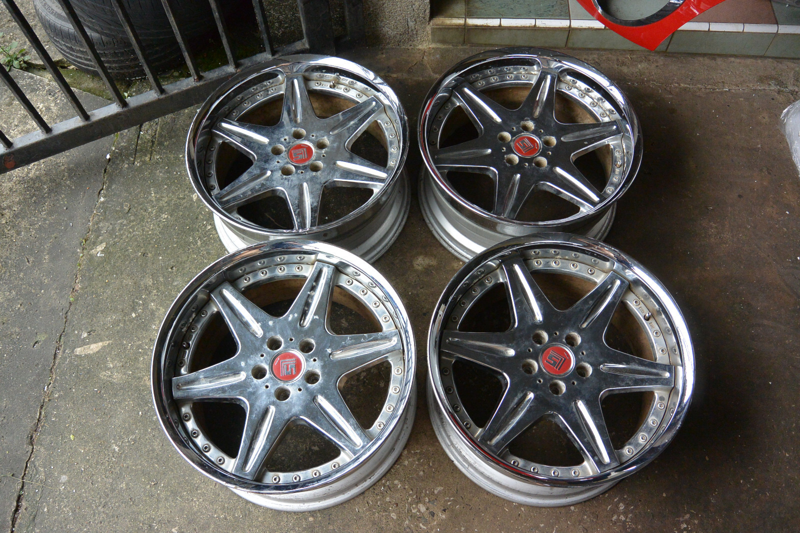 work 【希少！】WORK LS406 ワーク 18インチ 9J＋45 PCD114.3 5穴 5H 