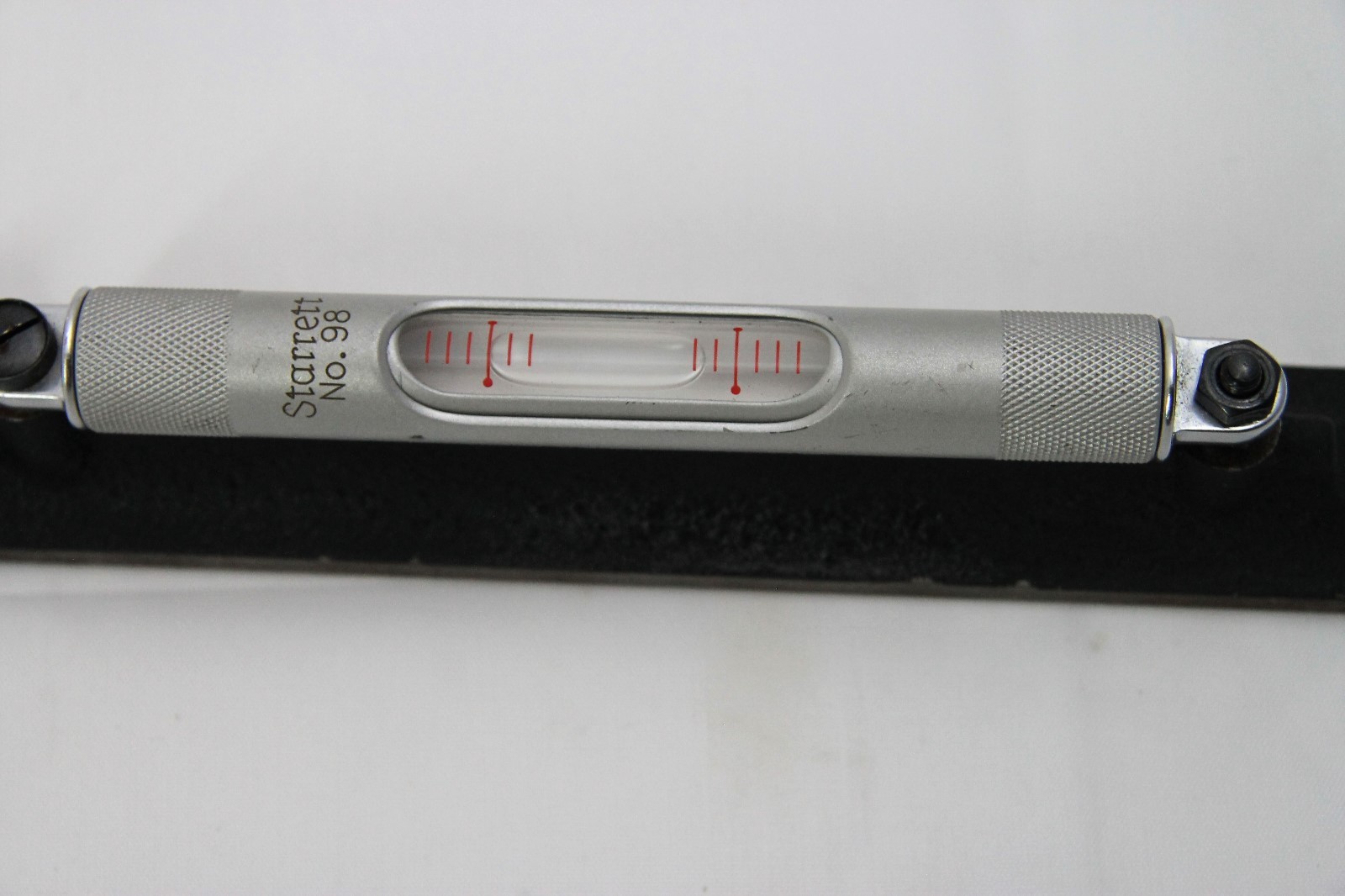 Starrett 98 Machinists Precision Level 2 Vials
