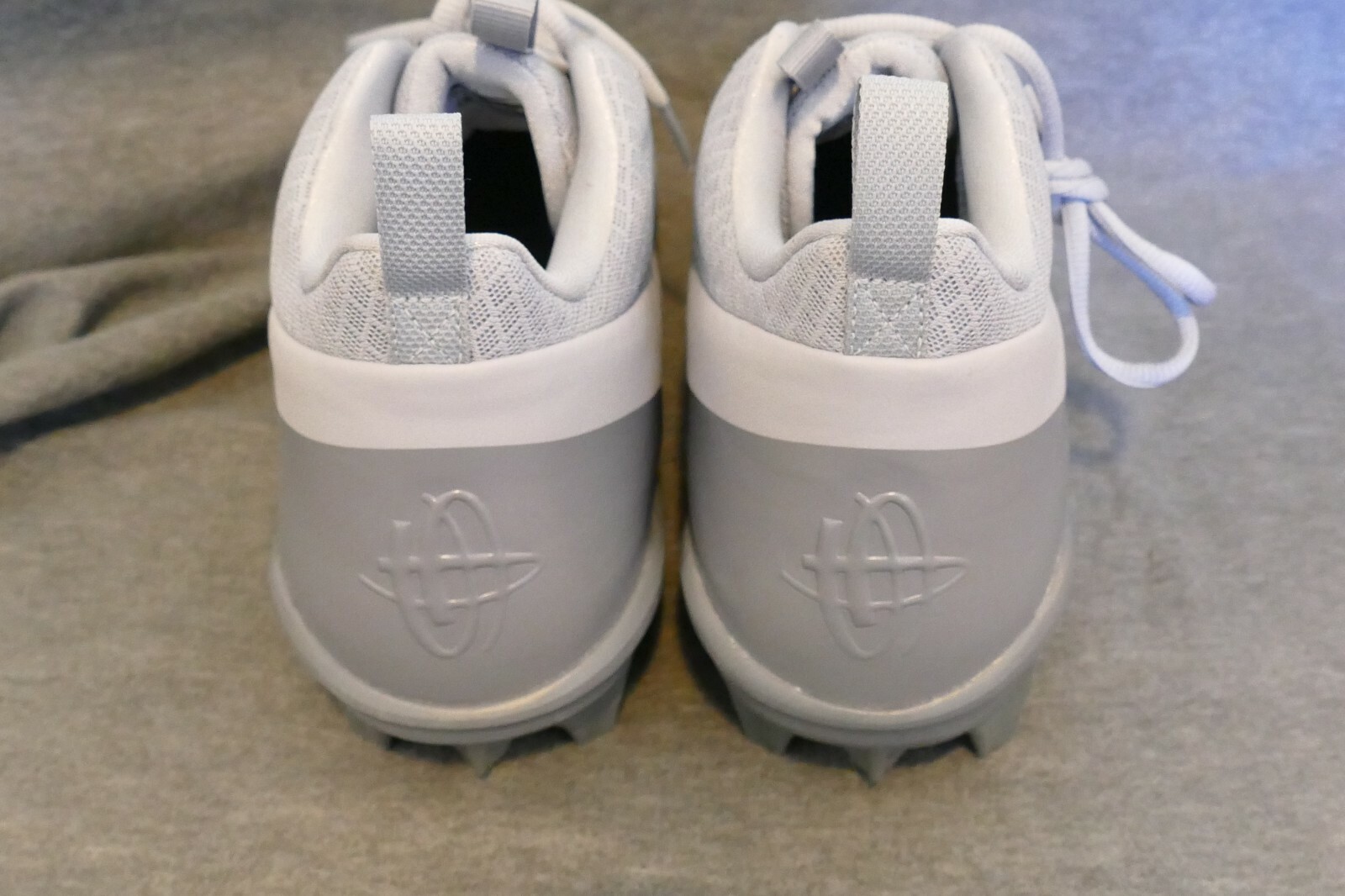 Nike Alpha Huarache 6 Elite Lax Lacrosse Football Cleats Sz 12.5 Grey 904581-012