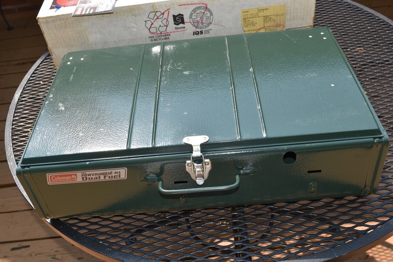 Vintage 1997 Coleman 414-700 2 Burner Powerhouse Dual Fuel Stove