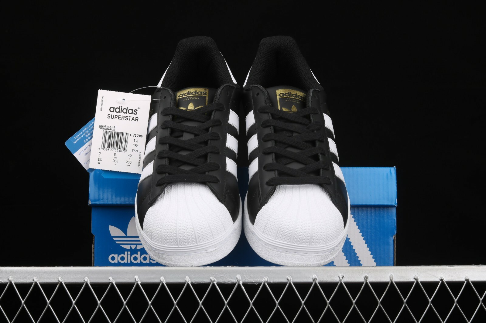 머스트잇(MUSTIT) - adidas Superstar Originals Women Shoes Sneakers Black White  FV3286 Size W 7