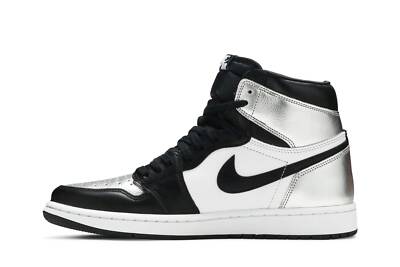 Pre-owned Jordan Air  Wmns Air  1 Retro High Og 'silver Toe' Cd0461-001