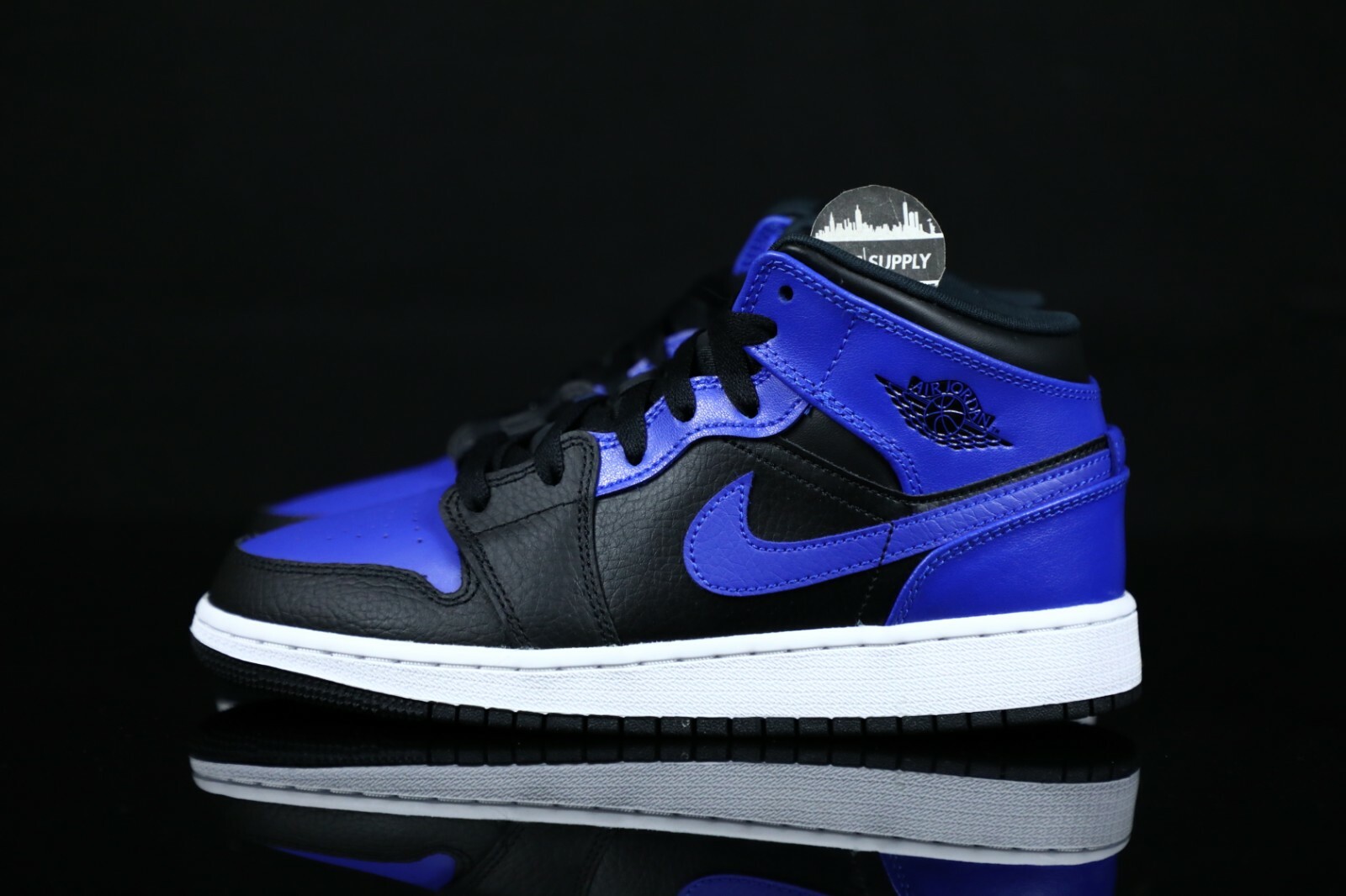 Nike Air Jordan 1 Mid (GS) Hyper Royal 