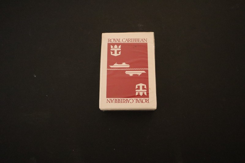 Royal Caribbean playing cards, still sealed