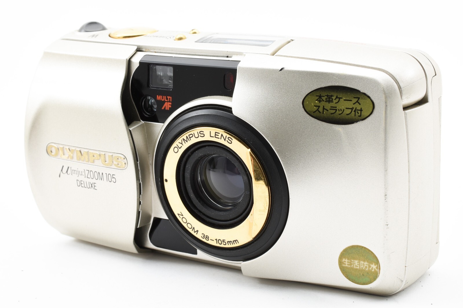 【完動品】OLYMPUS μ [mju:] ZOOM 105 DELUXE Olympus MJU Zoom 105 Deluxe | 35mm Film Camera | The 35mm Club