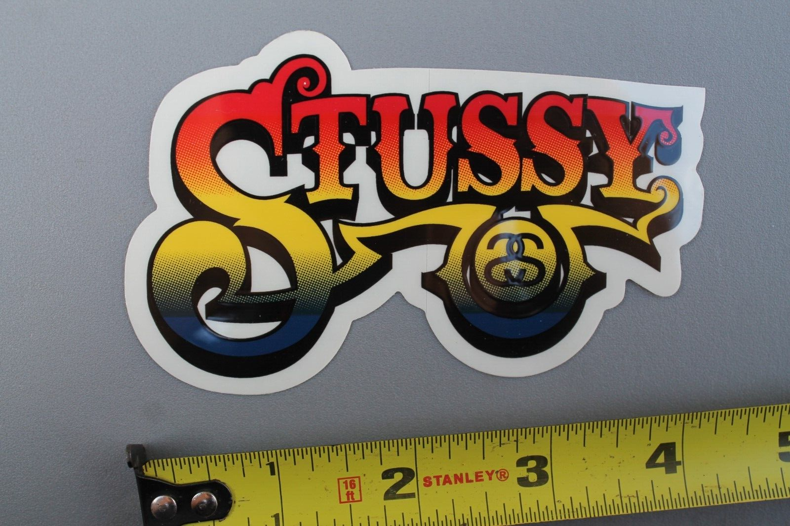 Stussy Surfboards Clear Rainbow Fade 90's Original V67B